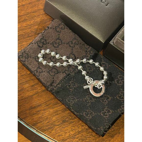 Gucci Sterling Silver Ball Chain Bracelet - Picture 6 of 8
